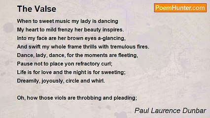 Paul Laurence Dunbar - The Valse