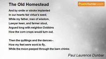 Paul Laurence Dunbar - The Old Homestead