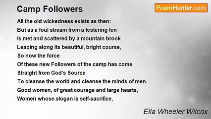 Ella Wheeler Wilcox - Camp Followers