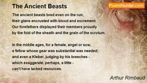 Arthur Rimbaud - The Ancient Beasts