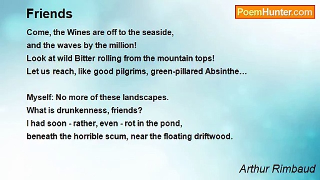 Arthur Rimbaud - Friends