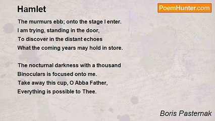Boris Pasternak - Hamlet