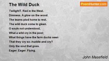 John Masefield - The Wild Duck