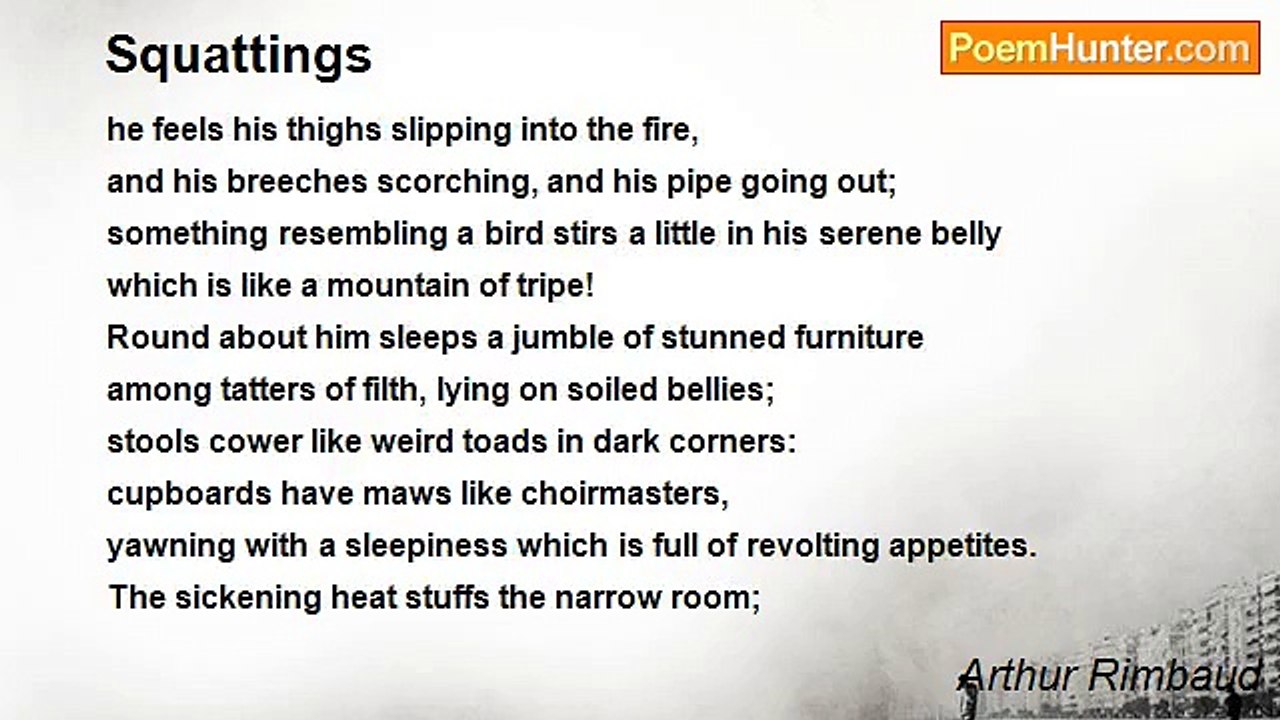 Arthur Rimbaud - Squattings