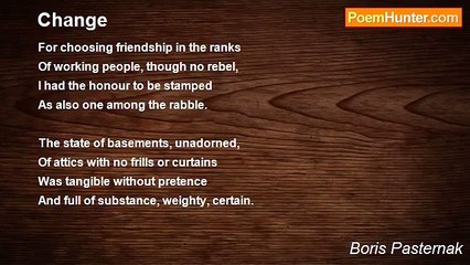 Boris Pasternak - Change