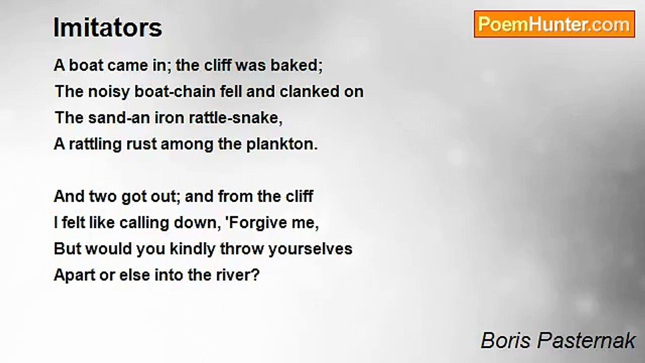 Boris Pasternak - Imitators