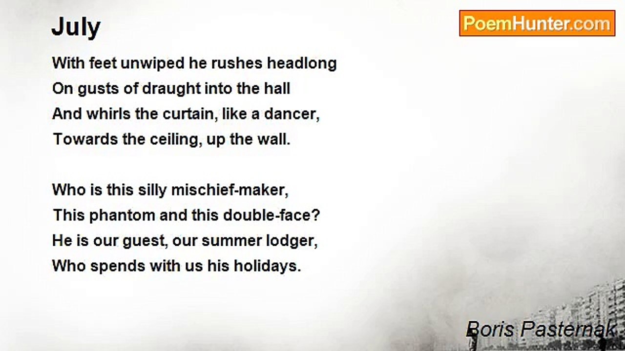 Boris Pasternak - July