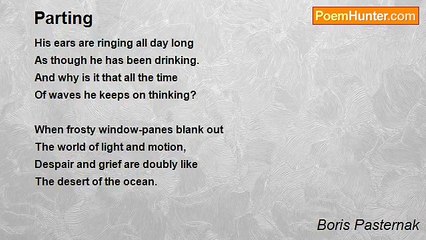 Boris Pasternak - Parting