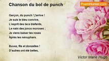 Victor Marie Hugo - Chanson du bol de punch