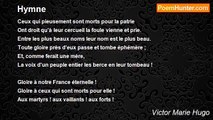 Victor Marie Hugo - Hymne