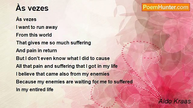 Aldo Kraas - Às vezes