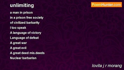 lovita j r morang - unlimiting