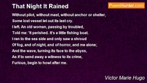 Victor Marie Hugo - That Night It Rained