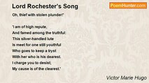 Victor Marie Hugo - Lord Rochester’s Song