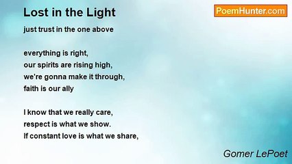 Gomer LePoet - Lost in the Light