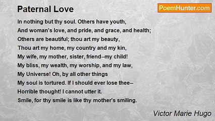 Victor Marie Hugo - Paternal Love