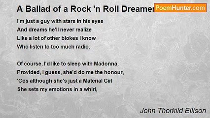 John Thorkild Ellison - A Ballad of a Rock 'n Roll Dreamer