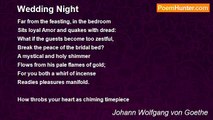Johann Wolfgang von Goethe - Wedding Night