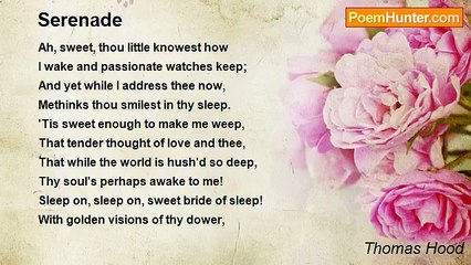 Thomas Hood - Serenade