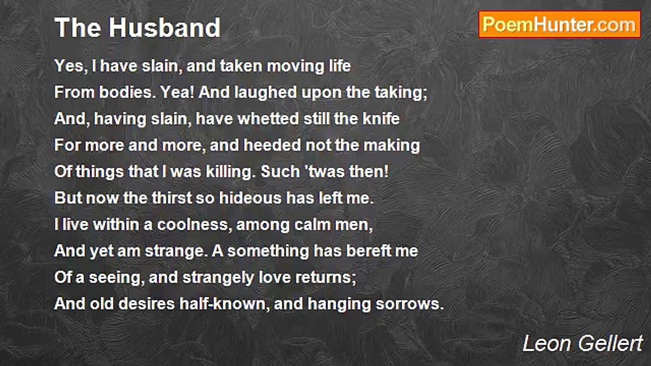 Leon Gellert - The Husband