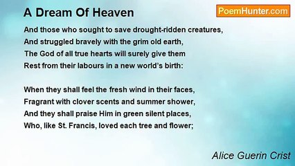 Alice Guerin Crist - A Dream Of Heaven