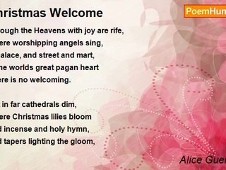 Alice Guerin Crist - Christmas Welcome