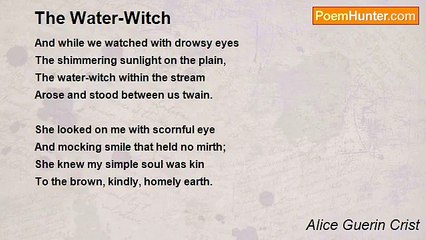 Alice Guerin Crist - The Water-Witch