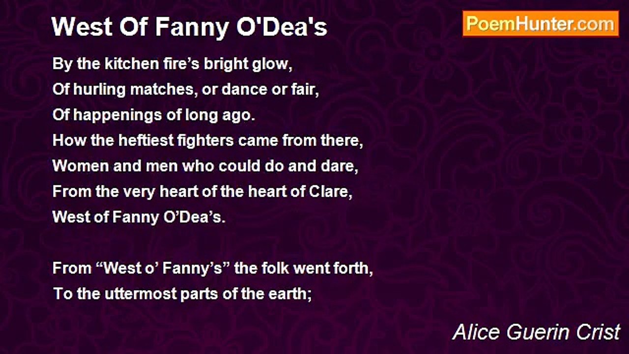 Alice Guerin Crist - West Of Fanny O'Dea's