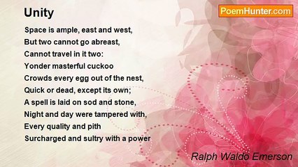 Ralph Waldo Emerson - Unity