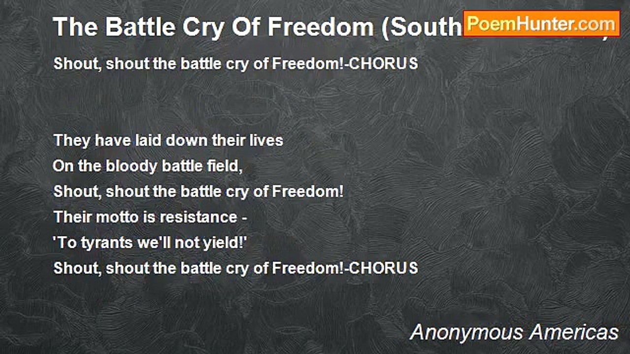 Anonymous Americas - The Battle Cry Of Freedom (Southern Version)