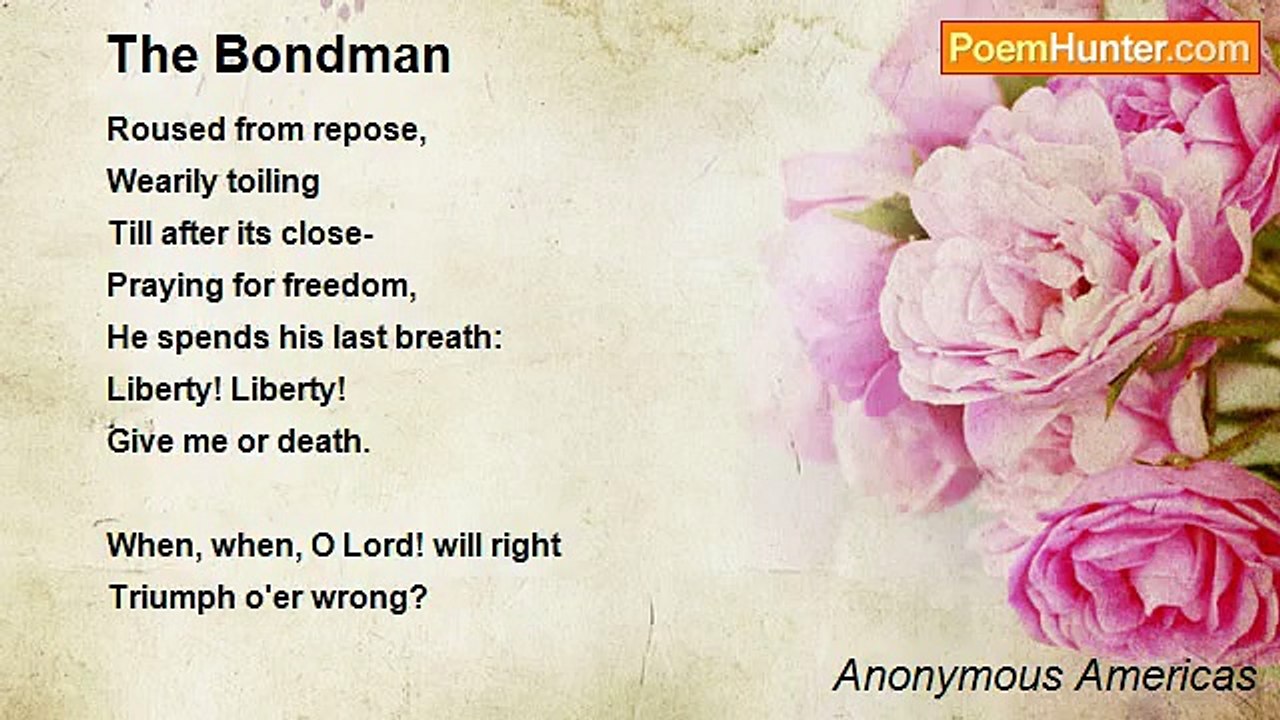 Anonymous Americas - The Bondman