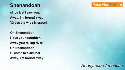 Anonymous Americas - Shenandoah