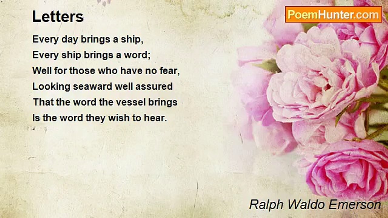 Ralph Waldo Emerson - Letters