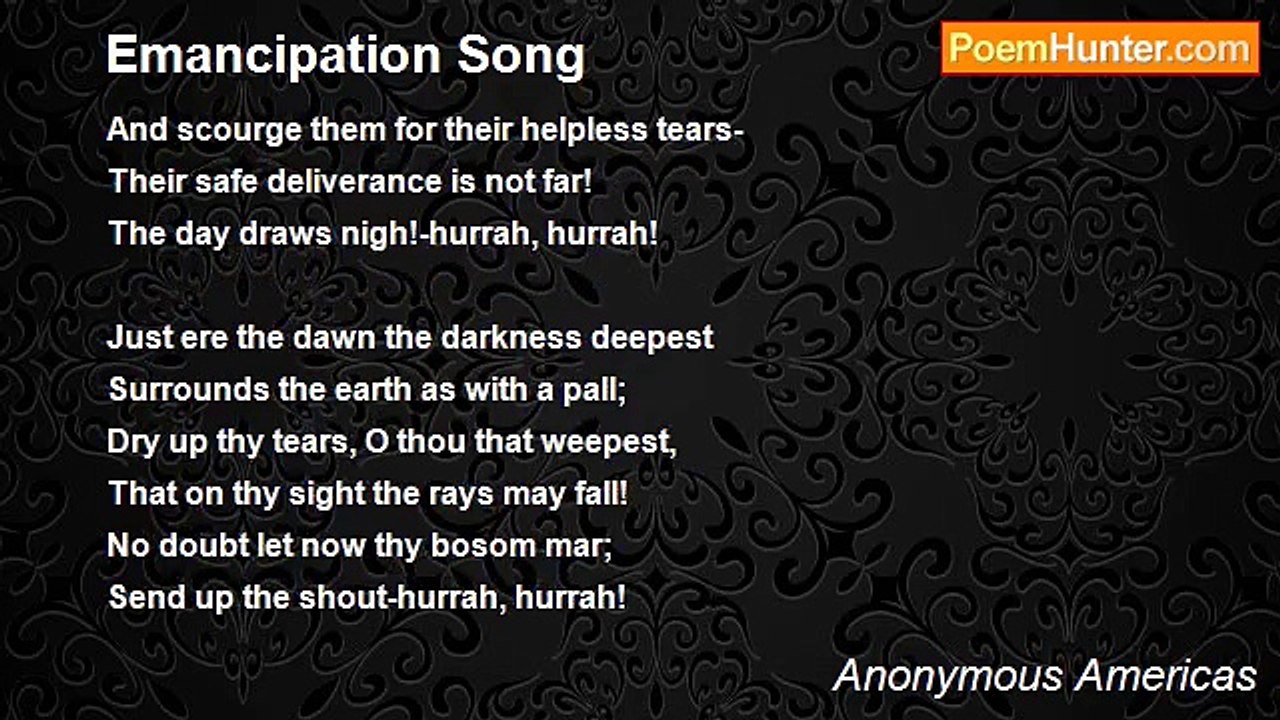 Anonymous Americas - Emancipation Song