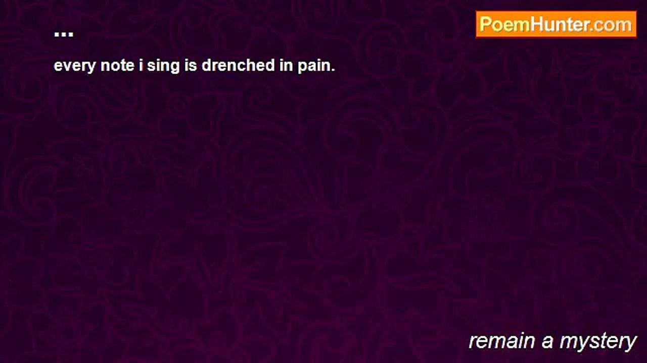remain a mystery - ...