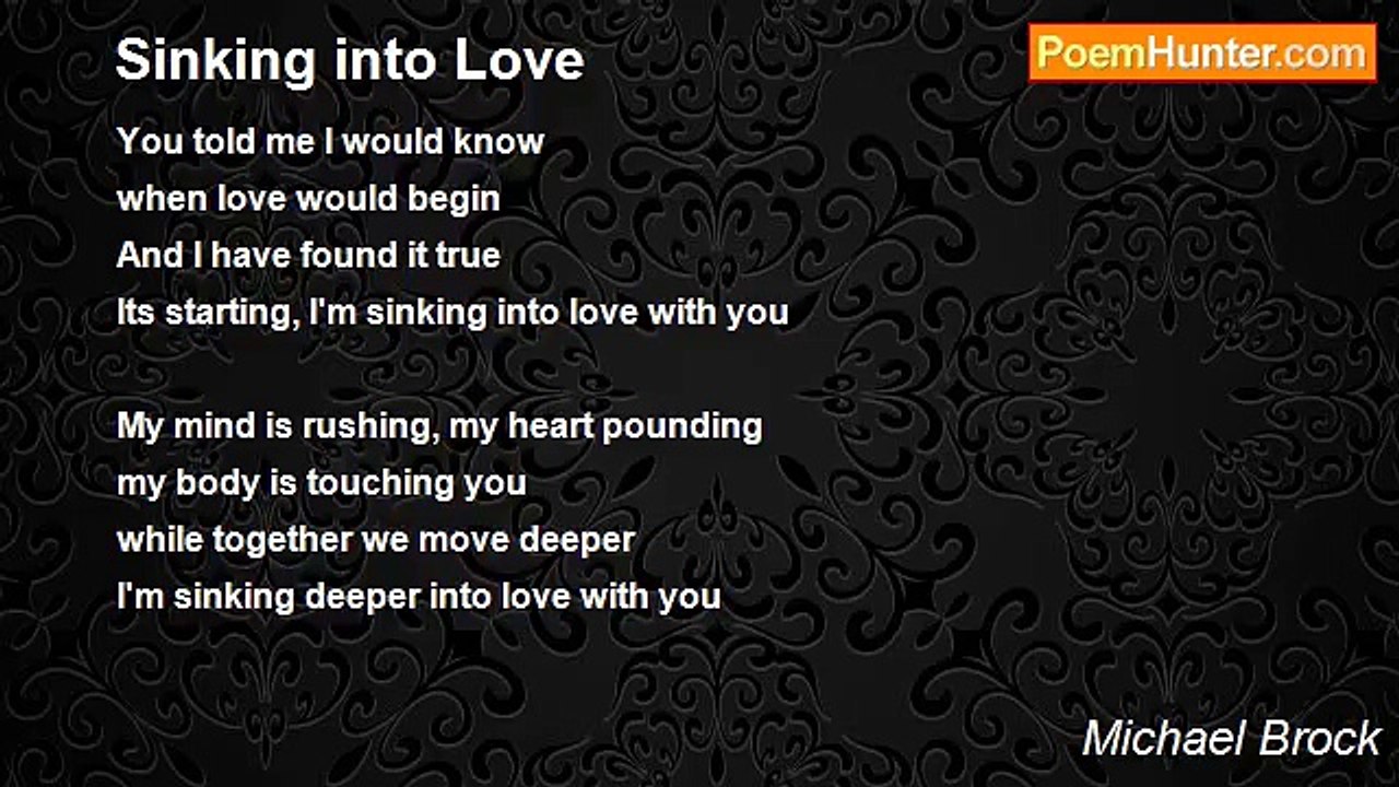 Michael Brock - Sinking into Love