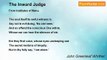 John Greenleaf Whittier - The Inward Judge