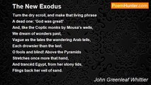 John Greenleaf Whittier - The New Exodus