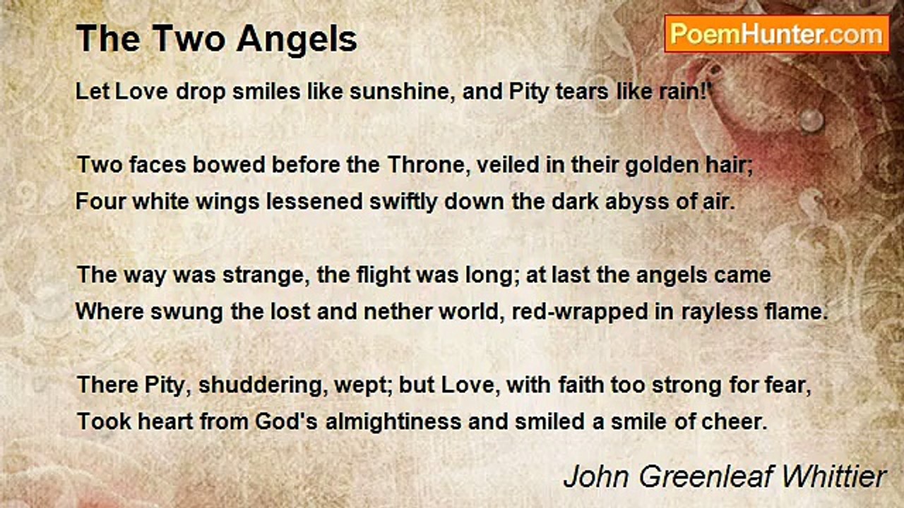 John Greenleaf Whittier - The Two Angels