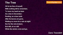Sara Teasdale - The Tree