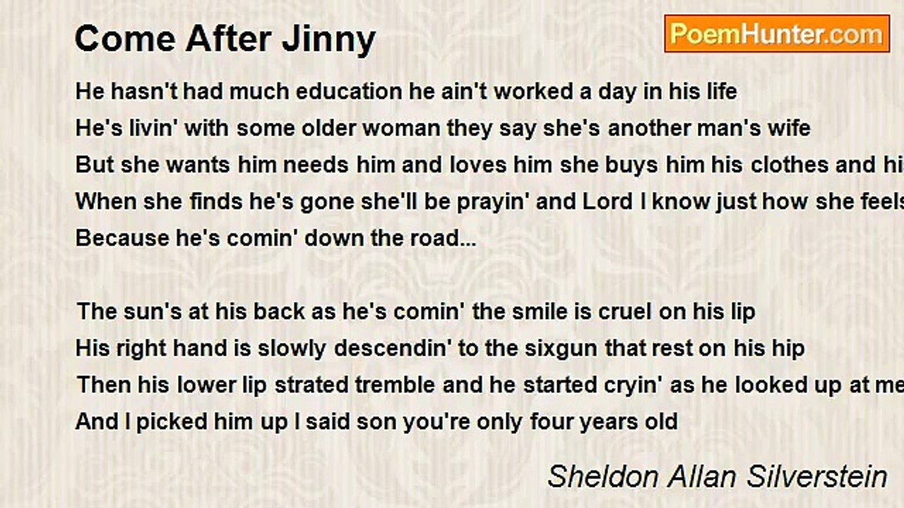 Sheldon Allan Silverstein - Come After Jinny