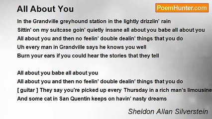 Sheldon Allan Silverstein - All About You
