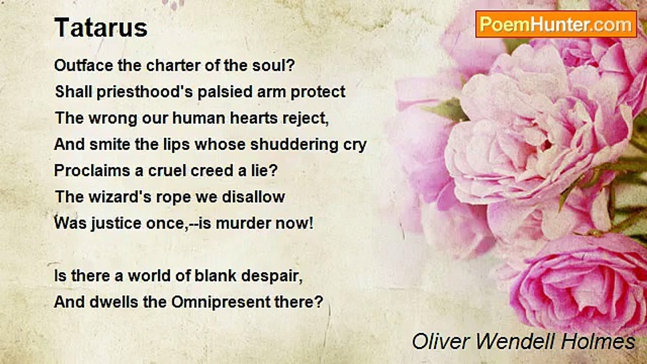Oliver Wendell Holmes - Tatarus