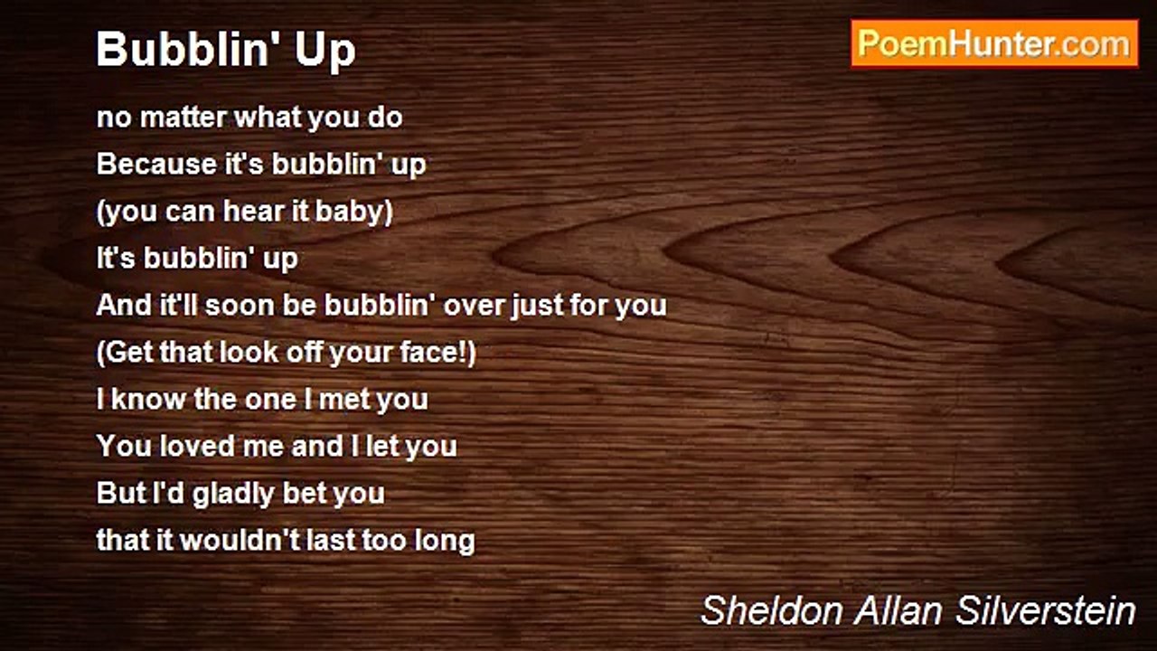Sheldon Allan Silverstein - Bubblin' Up