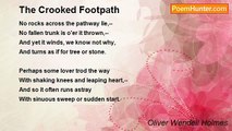 Oliver Wendell Holmes - The Crooked Footpath