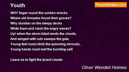 Oliver Wendell Holmes - Youth