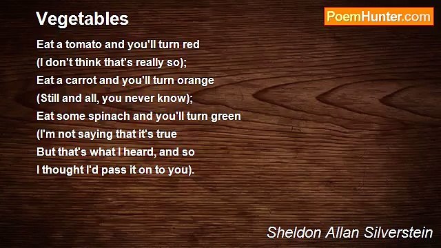 Sheldon Allan Silverstein - Vegetables