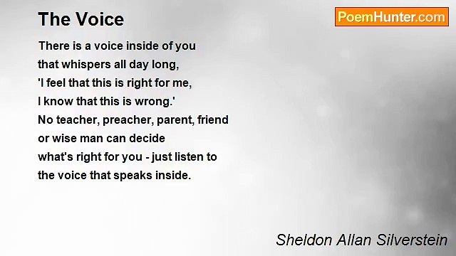 Sheldon Allan Silverstein - The Voice
