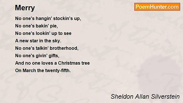Sheldon Allan Silverstein - Merry