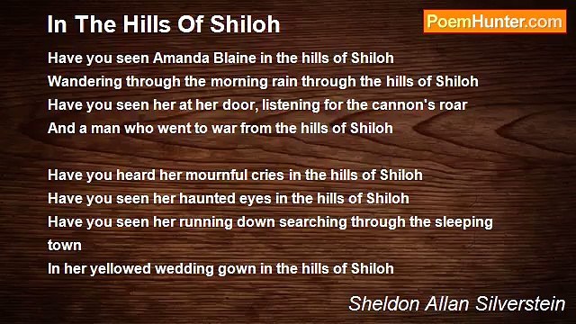 Sheldon Allan Silverstein - In The Hills Of Shiloh